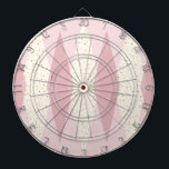 Mid Century Modern Pink Argyle Dart Board<br><div class="desc">This Mid Century Modern Pink Argyle Dart Board (large print) pattern features a First Lady pink background and a pattern of mod, translucent, blush diamonds overlaying larger, vintage cream diamonds with gold colored, space age speckles. This minimalist inspired, deconstructed argyle is a simplistic throwback of the larger than life atomic...</div>