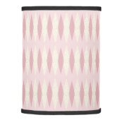 Mid Century Modern Pink Argyle Lamp Shade (Right)