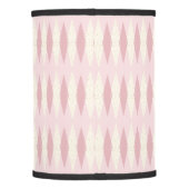 Mid Century Modern Pink Argyle Lamp Shade (Back)