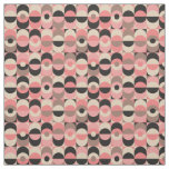 Mid-Century Modern Pink Pattern Fabric