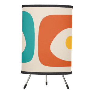 Mid Century Modern Piquet Abstract Minimalist Tripod Lamp