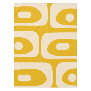 Mid-century Modern Piquet Minimalist Abstract Tablecloth
