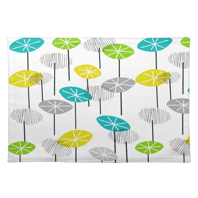 Mid-Century Modern Placemats #41 Seed Pods (Front)