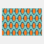 Mid Century Modern Print CUSTOM COLOR  Wrapping Pa Wrapping Paper Sheets