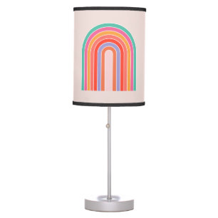 Mid Century Modern Rainbow Table Lamp