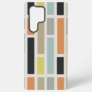Mid Century Modern Rectangles Samsung Galaxy S22 Ultra Case