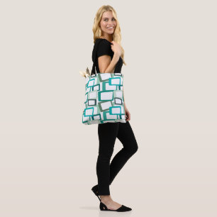 Mid-Century Modern Rectangles Tote Bag