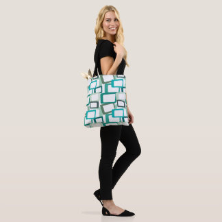 Mid-Century Modern Rectangles Tote Bag