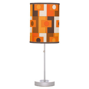 Mid Century Modern Rektangel Geometric Retro Table Lamp
