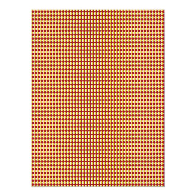 Mid Century Modern Repeat Pattern Poster (Front)
