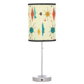 Mid Century Modern Retro Atomic Starburst Diamond Table Lamp 