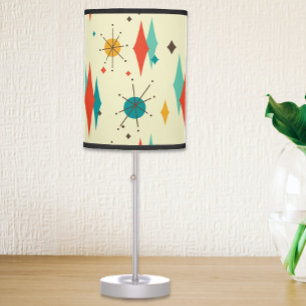 Vintage mid century modern mcm geometric abstract funky retro sixties cheapest lamp