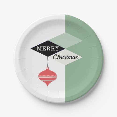 Mid_Century Modern Retro Chic Holiday Paper Plates