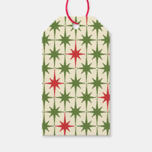 Mid-century Modern Retro Christmas Personalized Gift Tags