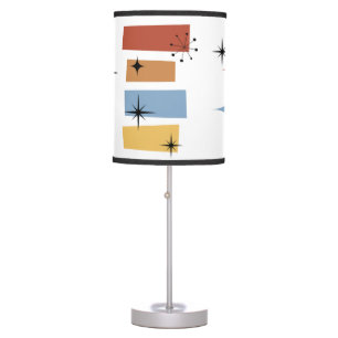 Mid Century Modern Retro Diamond Atomic Starburst Table Lamp