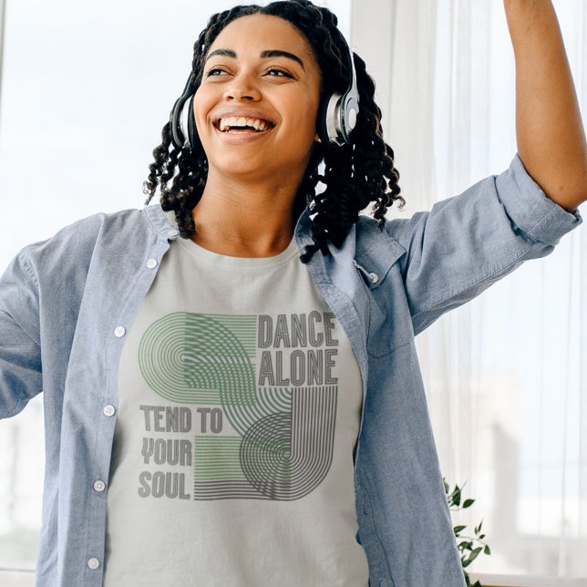 Mid Century Modern Retro Line Art Motivational  T-Shirt (Creator Uploaded)