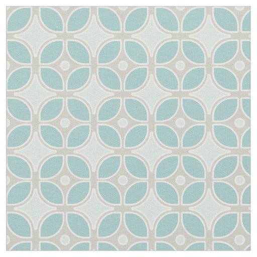 Mid Century Modern Retro Mod Square Pattern Decor Fabric