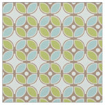 Mid Century Modern Retro Mod Square Pattern Decor Fabric