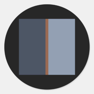 Mid Century Modern retro pattern 001 Classic Round Sticker