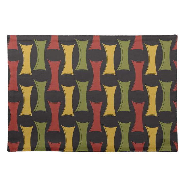 Mid Century Modern Retro Placemat (Front)