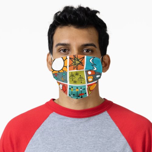 Mid_Century Modern Smorgasbord Adult Cloth Face Mask