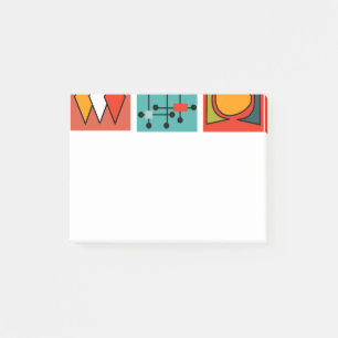 Mid-Century Modern Smorgasbord Post-it Notes