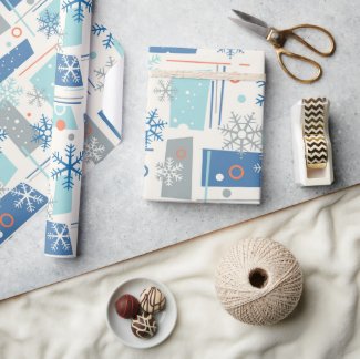 Mid Century Modern Snowflakes