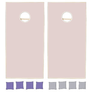 Mid-Century Modern Sold Lavender Kiss Color Cornhole Set