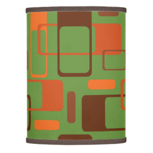 Mid-Century Modern Space Age in Earthtones Lamp Shade