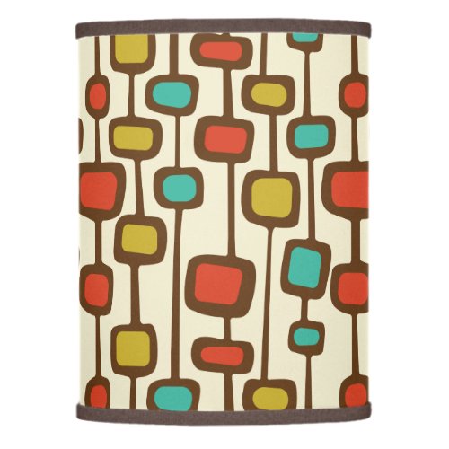 Mid_Century Modern Space Age Retro Colors Lamp Shade