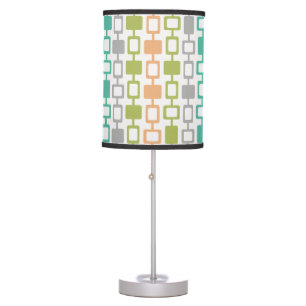 Mid Century Modern Square Columns Table Lamp