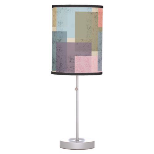 Mid Century Modern Squares Table Lamp