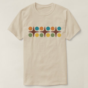 Mid Century Modern Starburst Design T-Shirt