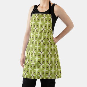 Mid Century Modern Starburst Pattern Apron