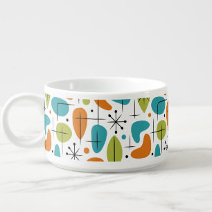 Mid Century Modern Starburst Pattern Bowl