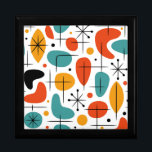 Mid Century Modern Starburst Pattern Gift Box<br><div class="desc">Colorful Mid Century Modern Atomic Age Starburst Googie Pattern.</div>