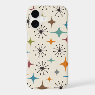Mid Century Modern Starburst Pattern iPhone 17 Case