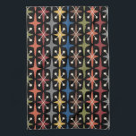 Mid Century Modern Starburst Pattern Kitchen Towel<br><div class="desc">Mid-century modern (MCM) is a movement in interior design, product design, graphic design, architecture and urban development that was present in all the world, but more popular in the United States, Brazil and Europe from roughly 1945 to 1970 during the United States's post-World War II period. MCM-style decor and architecture...</div>