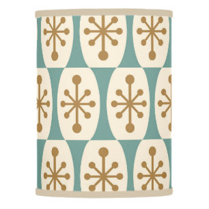 Mid Century Modern Starburst Pattern Lamp Shade