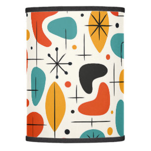 Mid Century Modern Starburst Pattern Lamp Shade