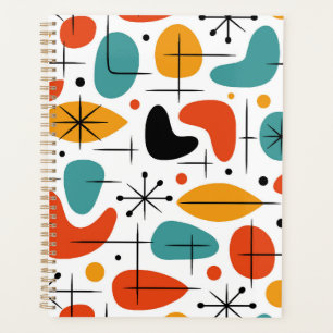 Mid Century Modern Starburst Pattern Planner