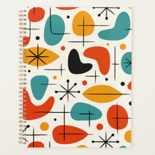 Mid Century Modern Starburst Pattern Planner