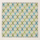 Mid Century Modern Starburst Pattern Scarf<br><div class="desc">Mid-century modern (MCM) is a movement in interior design, product design, graphic design, architecture and urban development that was present in all the world, but more popular in the United States, Brazil and Europe from roughly 1945 to 1970 during the United States's post-World War II period. MCM-style decor and architecture...</div>