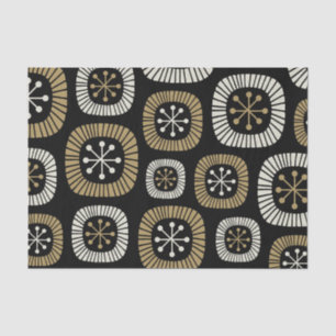 Mid Century Modern Starburst Pattern Tissue Paper