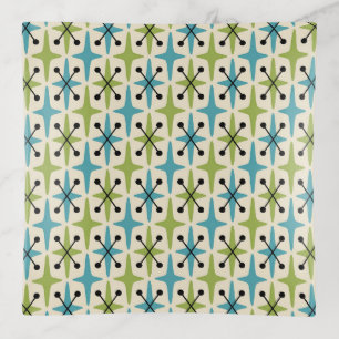 Mid Century Modern Starburst Pattern Trinket Tray