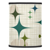 Mid Century Modern Starbursts and Globes Lamp Shade (Left)