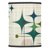 Mid Century Modern Starbursts and Globes Lamp Shade (Front)