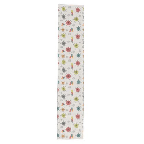 Mid-Century Modern Starbursts ll Medium Table Runner