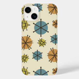 Mid Century Modern Starbursts Multicolored Case-Mate iPhone 14 Case