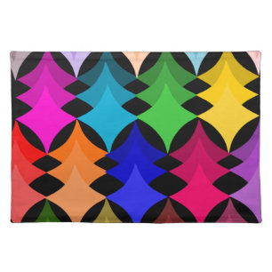 Mid-Century Modern Stars Cloth Placemat